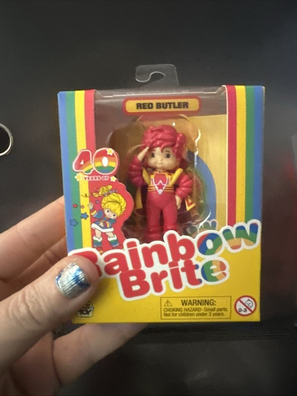 Rainbow Brite RED BUTLER 40th Anniversary TLS 2023 Figure CheeBee Mini--New